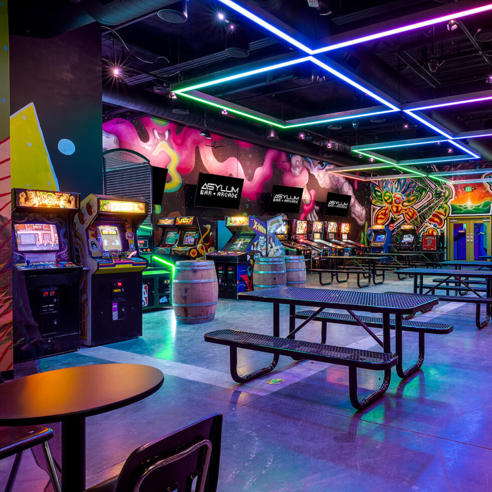 Asylum Bar + Arcade: Vintage Fun With a Modern Twist